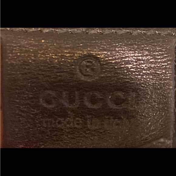 *** AUTHENTIC*** Black Gucci bag gunmetal hardware - Picture 8 of 8